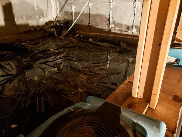 Crawlspace Water Cleanup in Zionsville